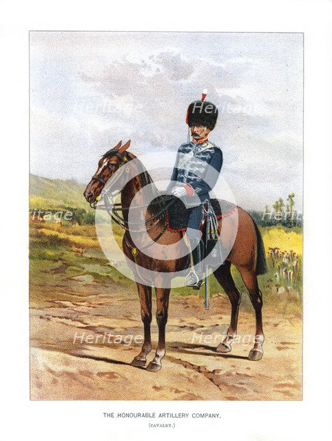 'The Honourable Artillery Company (Cavalry)', c1890.Artist: H Bunnett
