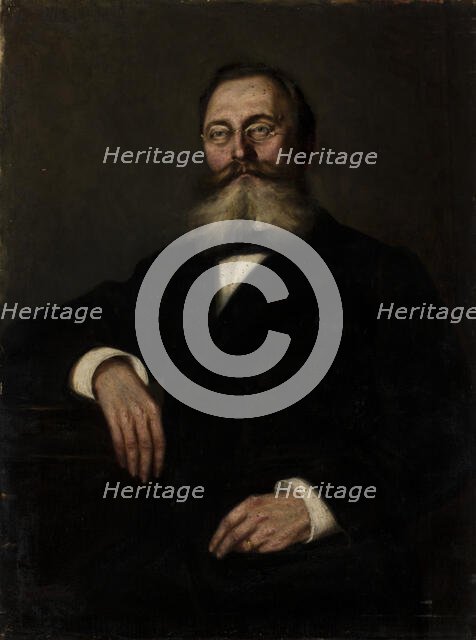 Portrait of Mr Wisniewski, 1889. Creator: Maria Mayerberg.