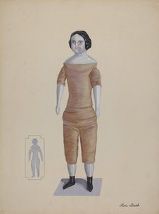 Doll - "Nancy Lou", c. 1937. Creator: Rex F Bush.