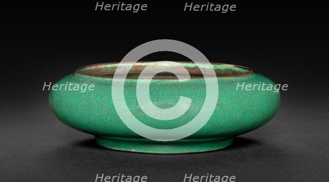 Flattened Globular Bowl, 1661-1722. Creator: Unknown.