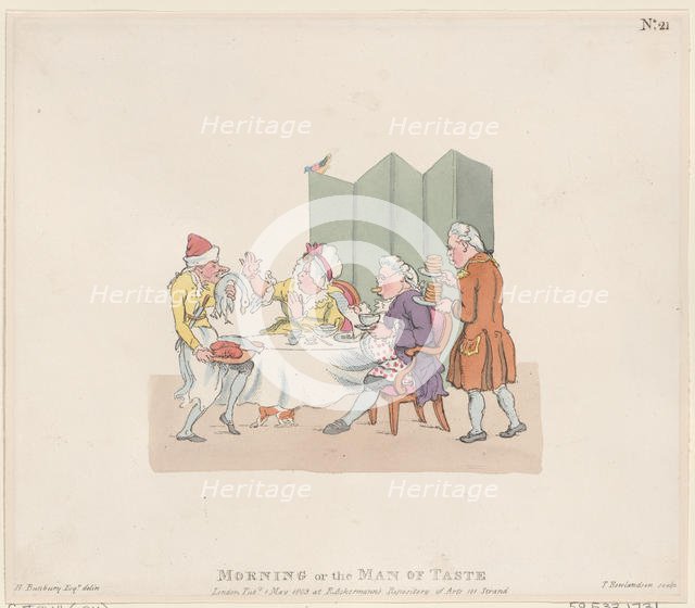 Morning, or, the Man of Taste, May 1, 1803., May 1, 1803. Creator: Thomas Rowlandson.