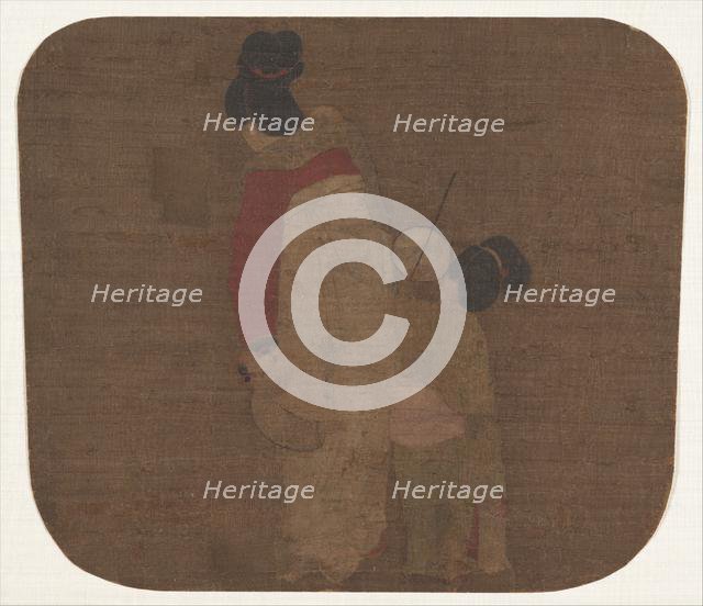 Lady and Children. Creator: Unknown.