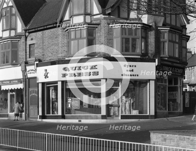 Dyers and cleaners shop front, 480 Fulwood Road, Sheffield, South Yorkshire, January 1967. Artist: Michael Walters