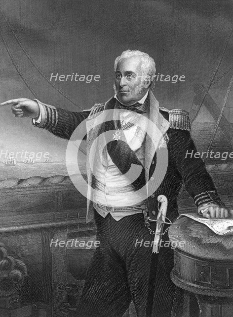 Admiral Sir Charles Napier (1786-1860), 1857.Artist: DJ Pound