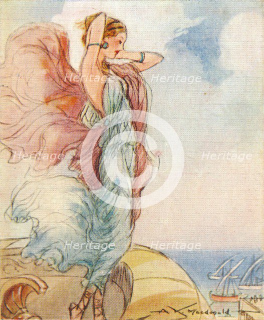 Helen of Troy, daughter of Zeus and Leda, 1937. Artist: Alexander K MacDonald