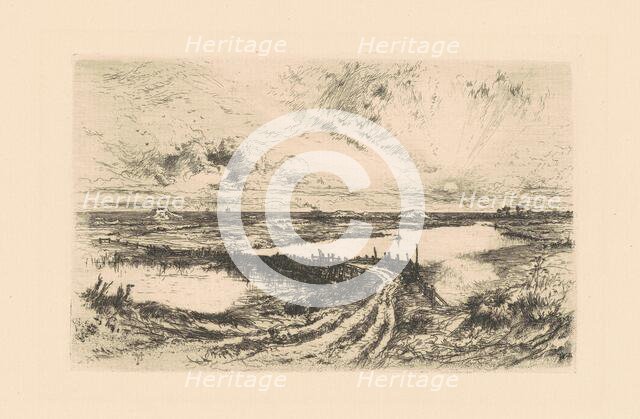 Sunrise?The Pond, Easthampton, Long Island, 1881. Creator: Thomas Moran.
