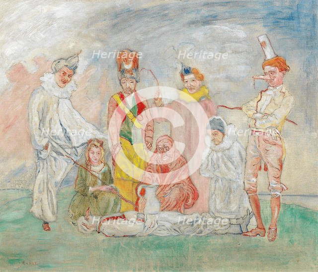 Baptême de masques, ca 1925-1928.