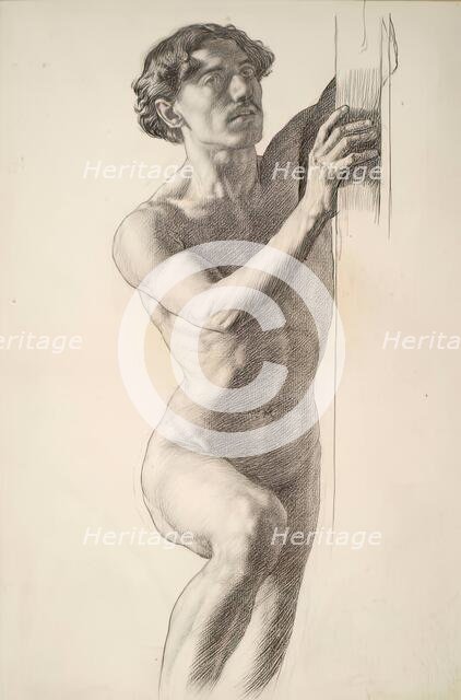 Figure Study, 1880. Creator: William Strang.