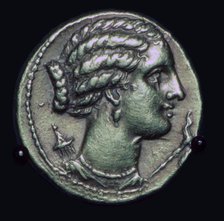 Gold half-stater of Pyrrhus of Epirus, 3rd century BC.