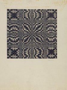 Coverlet, c. 1940. Creator: Ann Belle N. Eubank.