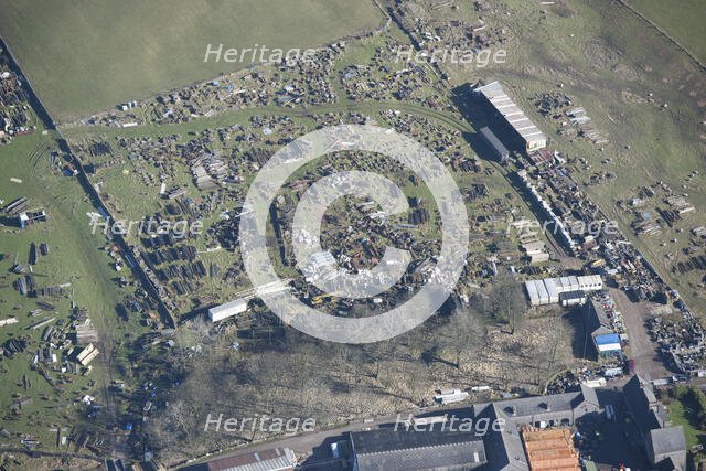Scrap yard, Staffordshire, 2015. Creator: Historic England.