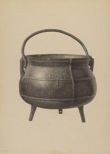 Kettle, c. 1940. Creator: Milton Grubstein.