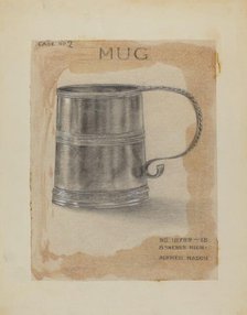 Silver Mug, 1935/1942. Creator: Alfred Nason.