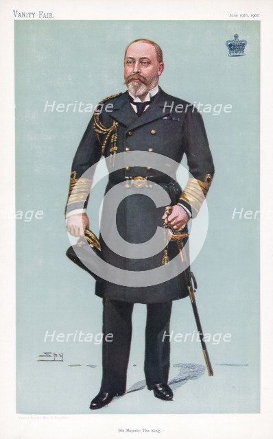 'His Majesty the King', 1902. Artist: Spy