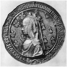 Anne of Brittany, 1499 (1958). Artist: Unknown