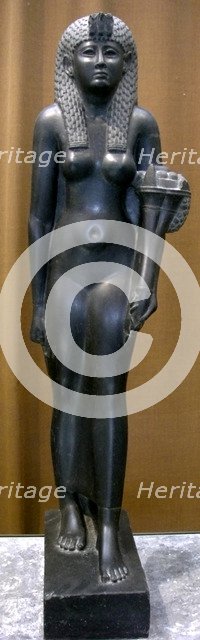 Sculpture of Cleopatra, Third century BC.  Creator: Ancient Egypt.