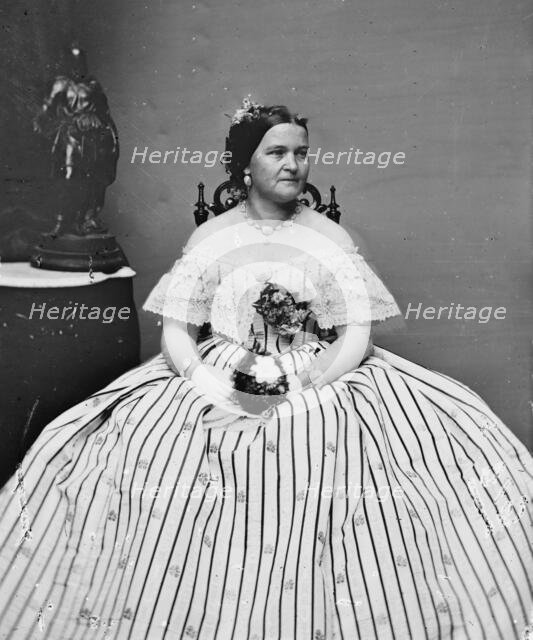 Mrs. Abraham Lincoln, between 1855 and 1865. Creator: Unknown.
