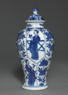 Jar with Cover, 19th Century. Creator: Unknown.