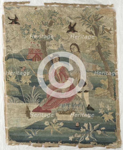 "Fishing Lady", 1700s. Creator: Unknown.