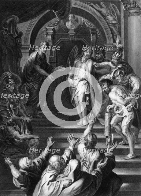 'They cried out, saying, Crucify him, crucify him', c1840.  Creator: George Presbury.