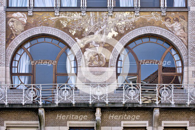 Hotel Albert Ciamberlani, 48 Rue Defacqz, Brussles, Belgium, c2014-2017.  Artist: Alan John Ainsworth.