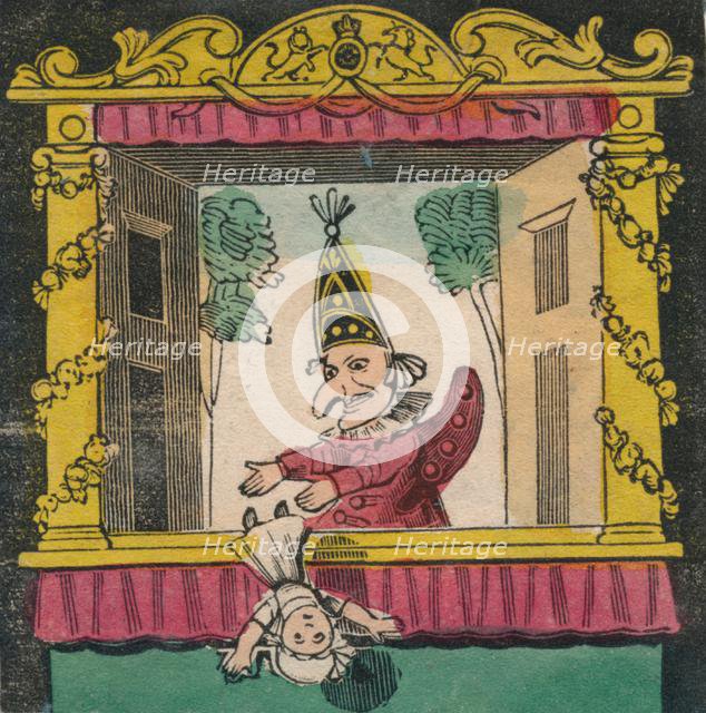 Punch dropping the baby, late 18th-early 19th century? Creator: Unknown.