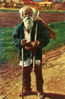 Romanian beggar, c1928. Creator: Unknown.