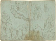 The Death of the Virgin, c. 1390. Creator: Netherlandish School.