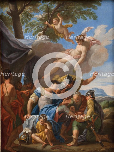 Venus Bringing Simples for the Wounded Aeneas, 1706. Creator: Hendrik Krock.