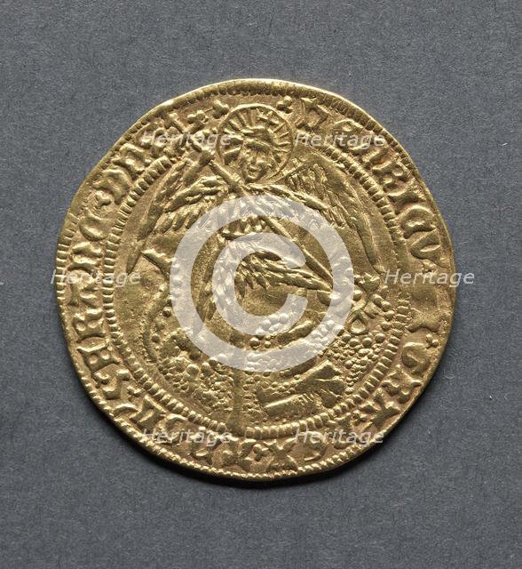 Noble (reverse), 1470-1471. Creator: Unknown.