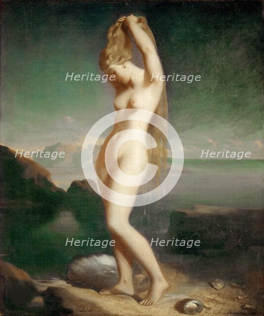 Venus Anadyomene, 1838. Creator: Chassériau, Théodore (1819-1856).