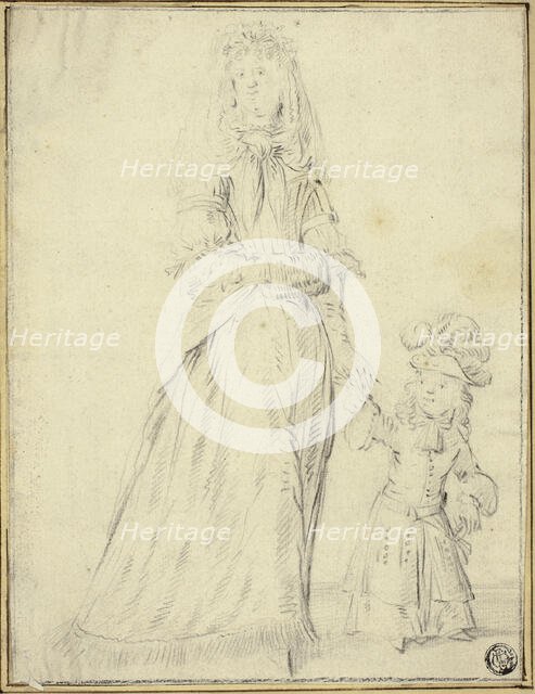 Lady and Child, n.d. Creator: Romeyn de Hooghe.