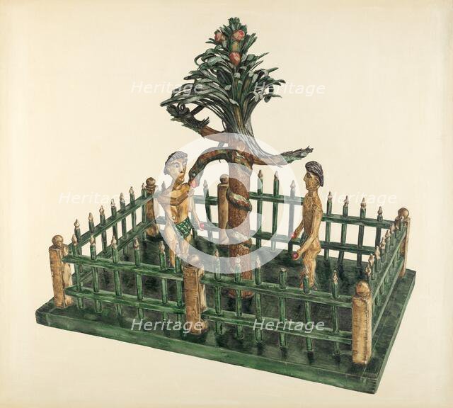 Adam and Eve, c. 1939. Creator: Yolande Delasser.