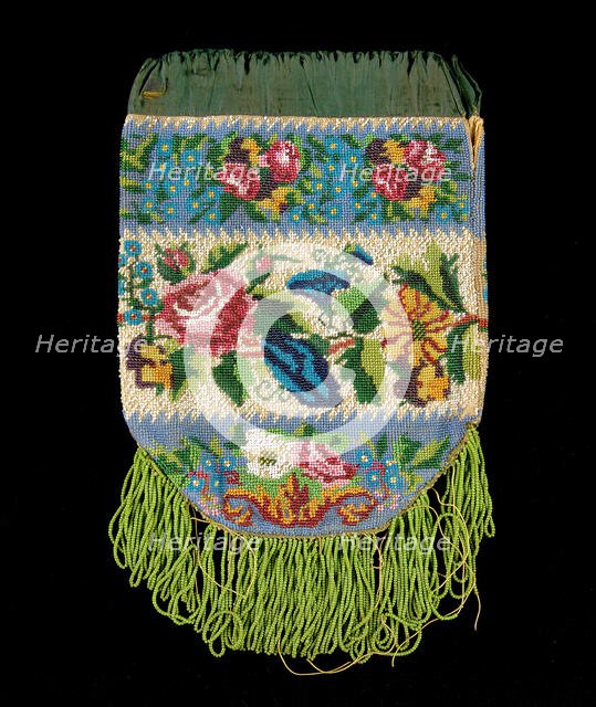 Pouch, American, 1830-60. Creator: Unknown.