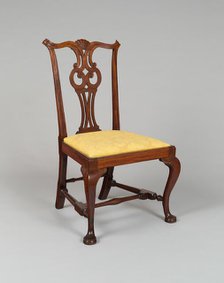 Pair of Side Chairs, 1755/90. Creator: Unknown.