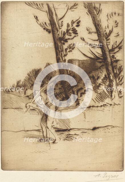 View of a Farm (La ferme des Bordes). Creator: Alphonse Legros.