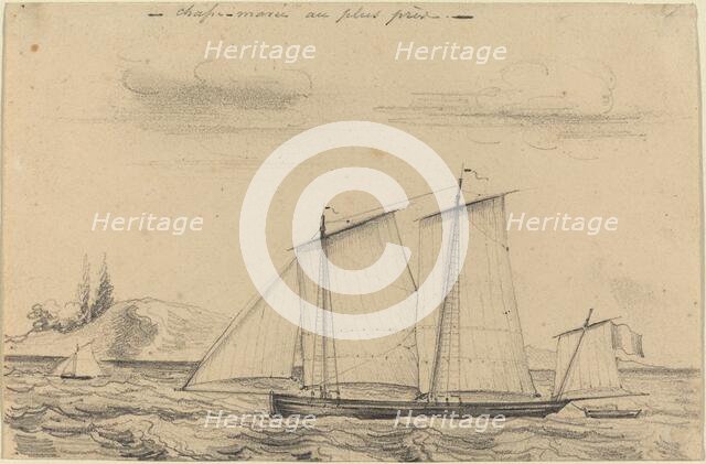 Chasse-maree au plus pres. Creator: Charles Meryon.