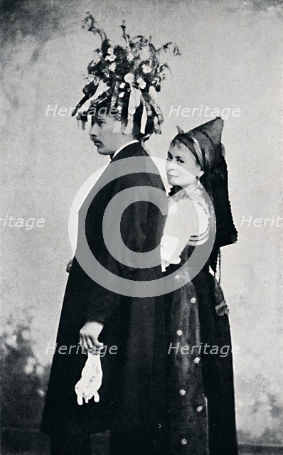 A bride and bridegroom of the Black Forest, 1912. Artist: E Uhlenhuth.