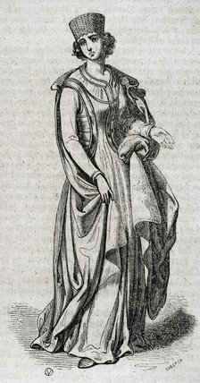 Elisabeth of Swabia, 1852.  Creator: Coderch.