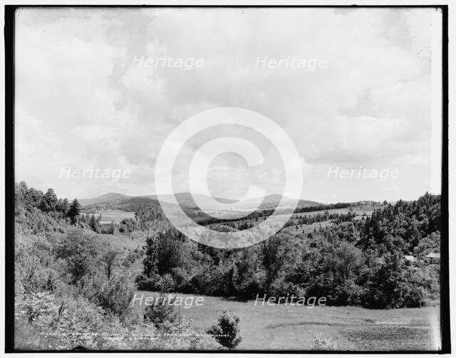 Mt. Shrewsbury and Mt. Killington from East Wallingford, Green Mountains, between 1900 and 1906. Creator: Unknown.