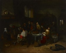 The Christening Feast, 1646-1679. Creator: Jan Steen.