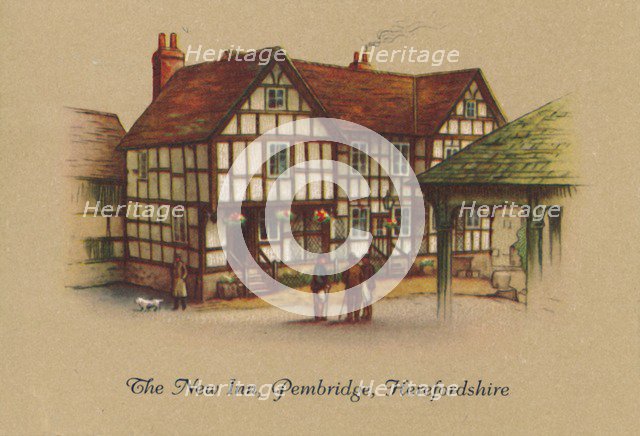 'The New Inn, Penbridge, Herefordshire', 1939. Artist: Unknown.