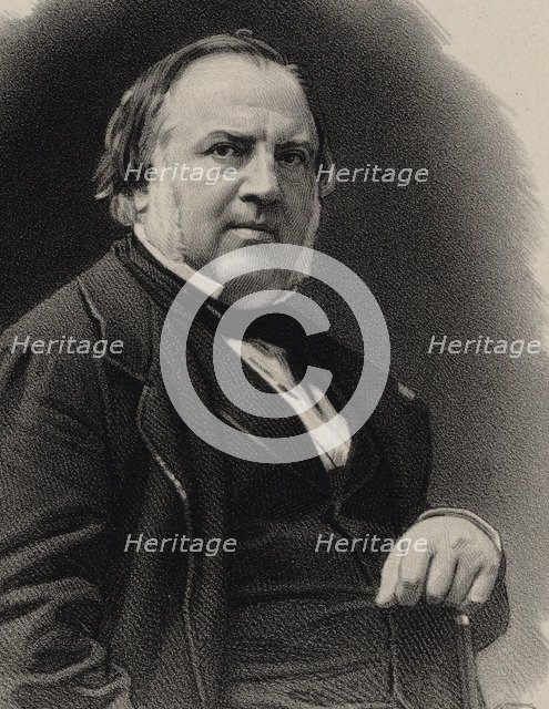 Portrait of the composer Antoine-Louis Clapisson (1808-1866), 1862.