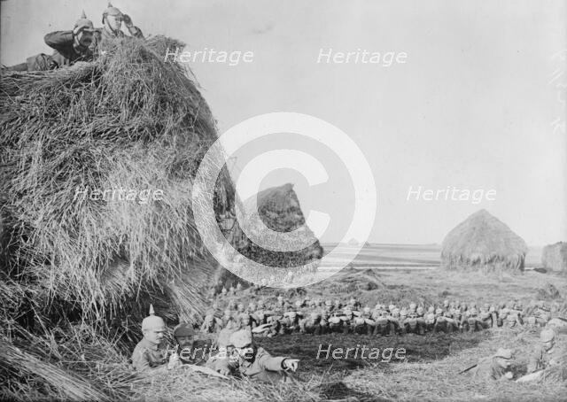Germans in S.W. Belgium, between 1914 and c1915. Creator: Bain News Service.