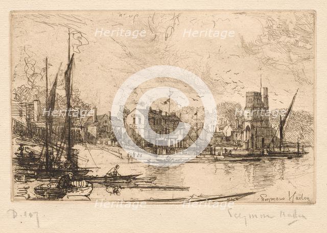 Harry Kelly's, Putney, 1865-1866. Creator: Francis Seymour Haden (British, 1818-1910).