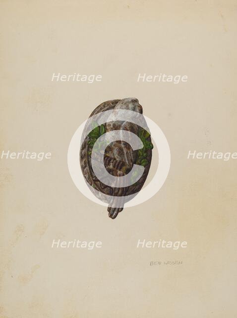 Door Knocker, c. 1940. Creator: Ben Lassen.