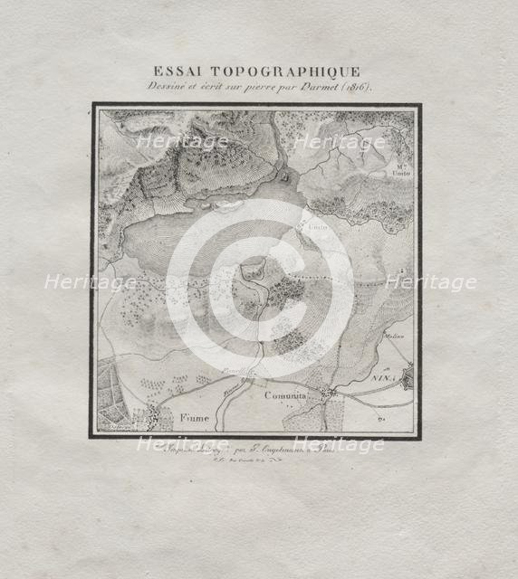Receuil dessais lithographiques: Essai topographique, 1816. Creator: Darmet (French).