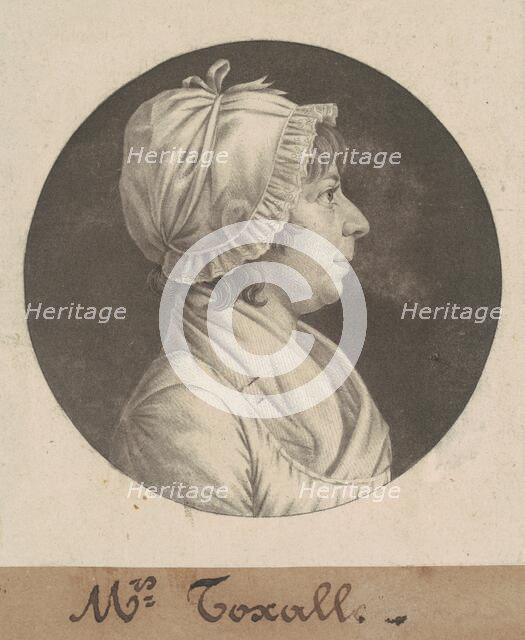 Margaret Smith Foxall, 1806. Creator: Charles Balthazar Julien Févret de Saint-Mémin.