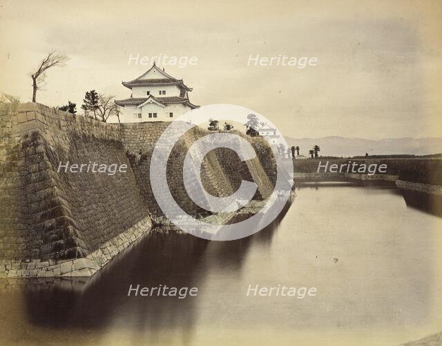 Osaka Castle, 1865. Creator: Unknown.