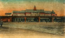 Railway Station, Yokohama, 20th century. Artist: Unknown